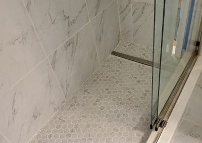 Bathroom Tile Shower Side Job 3