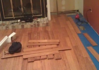 Wood Flooring installation