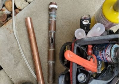plumbing sprinkler line repair