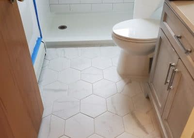 full tile bathroom remodel
